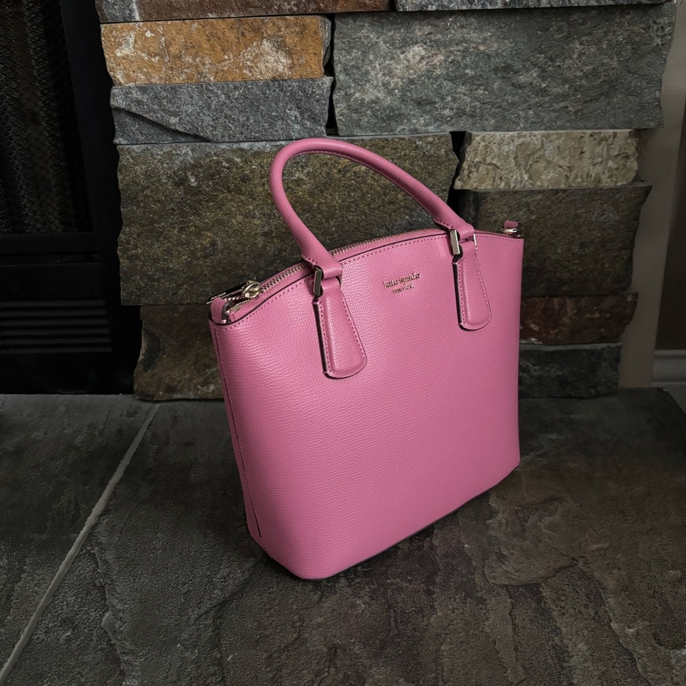 Kate Spade Leather Satchel Crossbody Bag - Picture 7 of 13